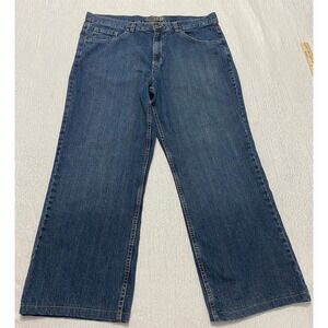 Solitude‎ Wide Leg Men's Jeans Size 39x26 Blue Straight